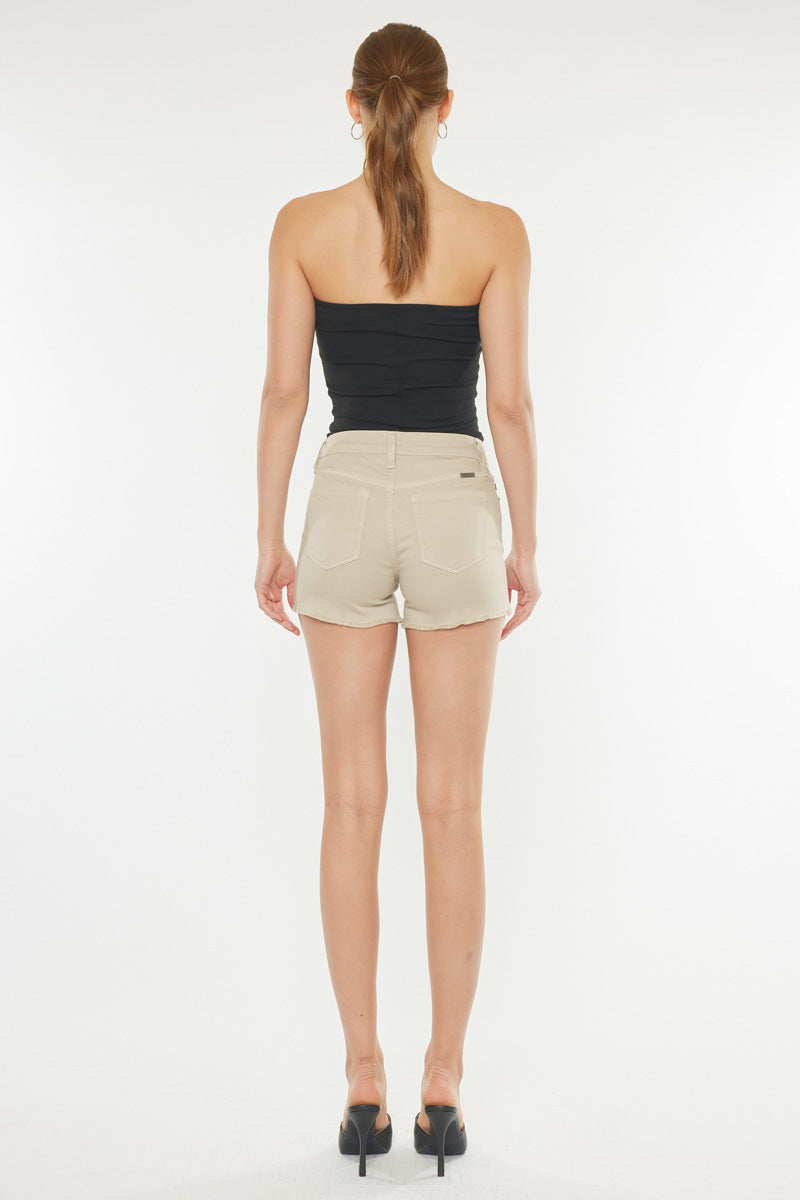 Women's High Rise Denim Shorts - Canyon