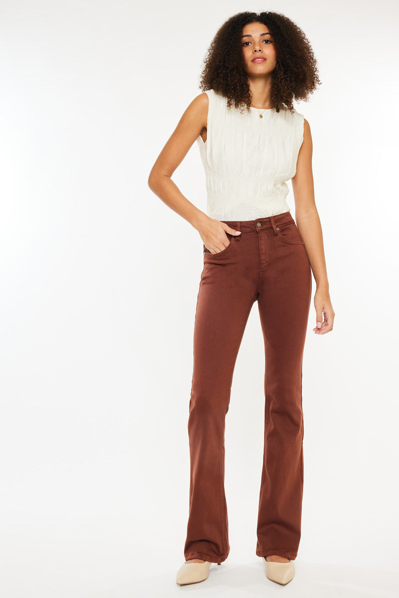 Women's High Rise Bootcut Jeans - Betsy