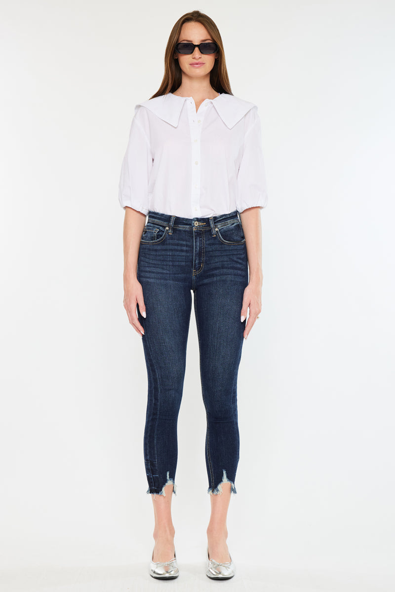 Women's High Rise Ankle Skinny Jeans - Aspen