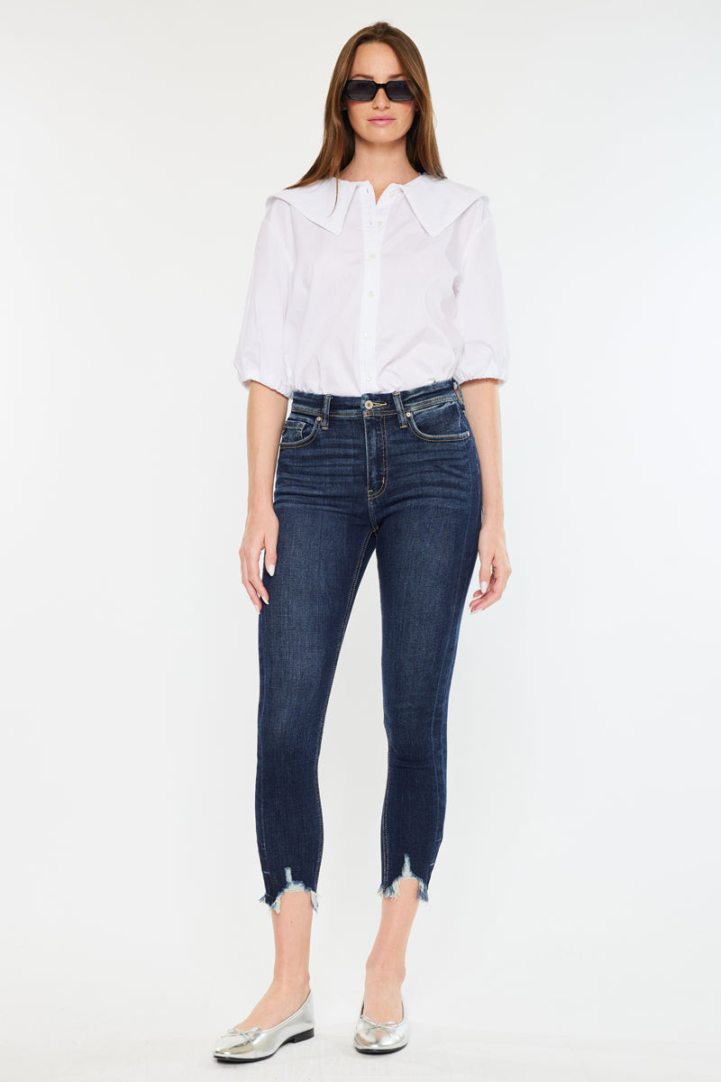 Women's High Rise Ankle Skinny Jeans - Aspen