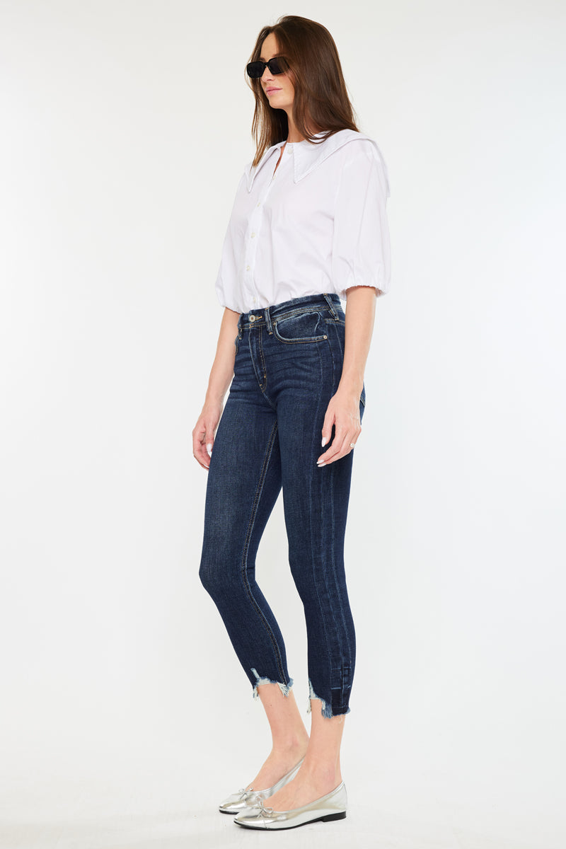 Women's High Rise Ankle Skinny Jeans - Aspen