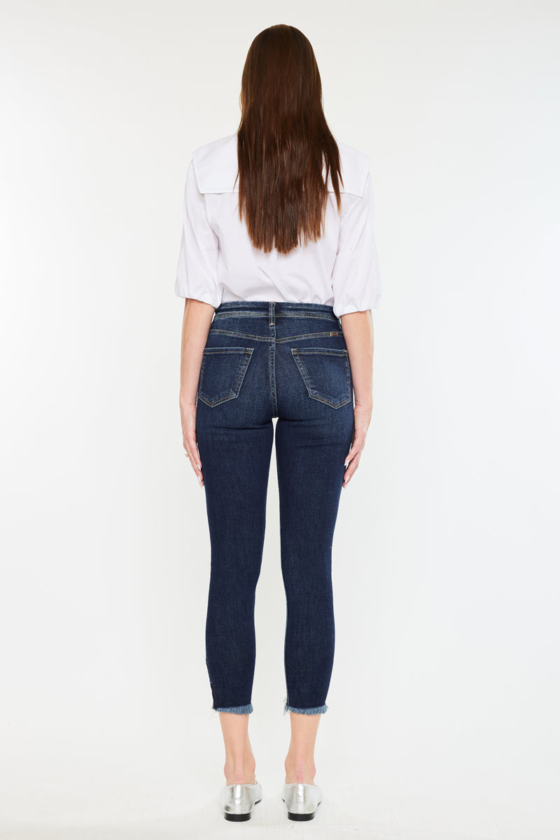 Women's High Rise Ankle Skinny Jeans - Aspen