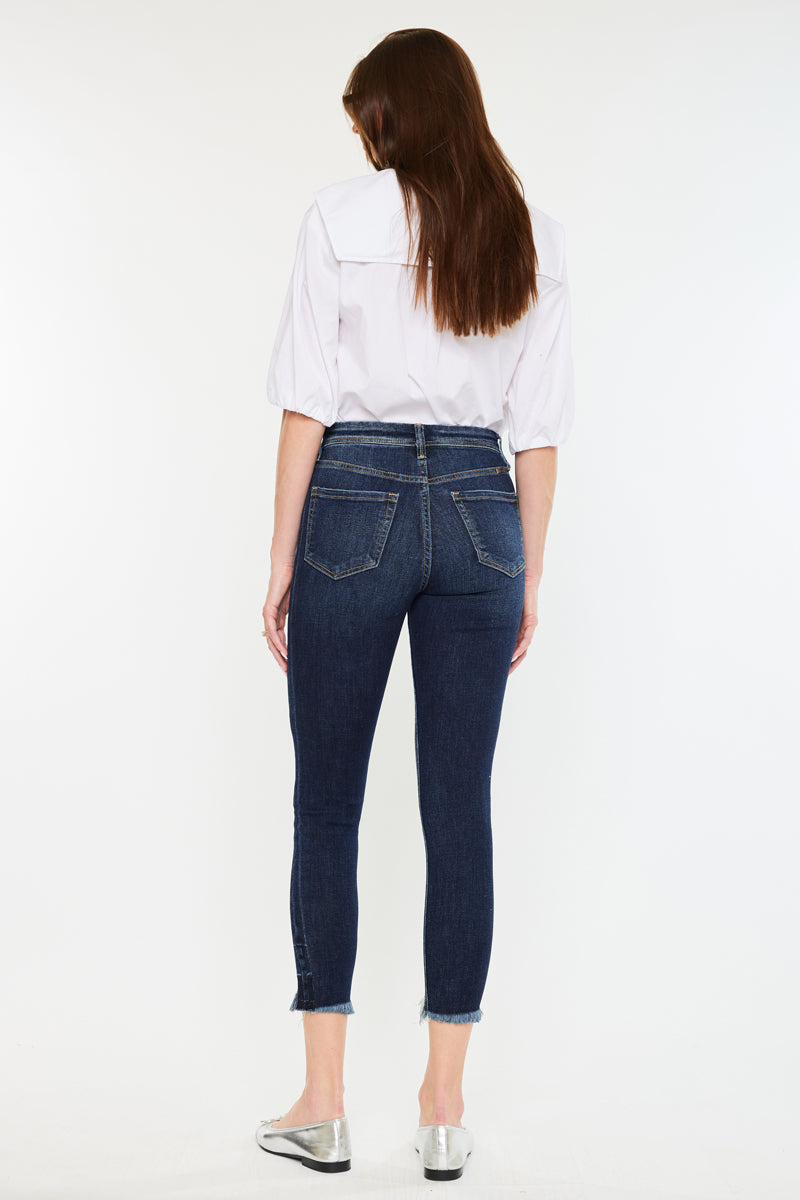 Women's High Rise Ankle Skinny Jeans - Aspen