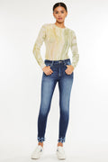Women's High Rise Ankle Skinny Jeans - Antonella