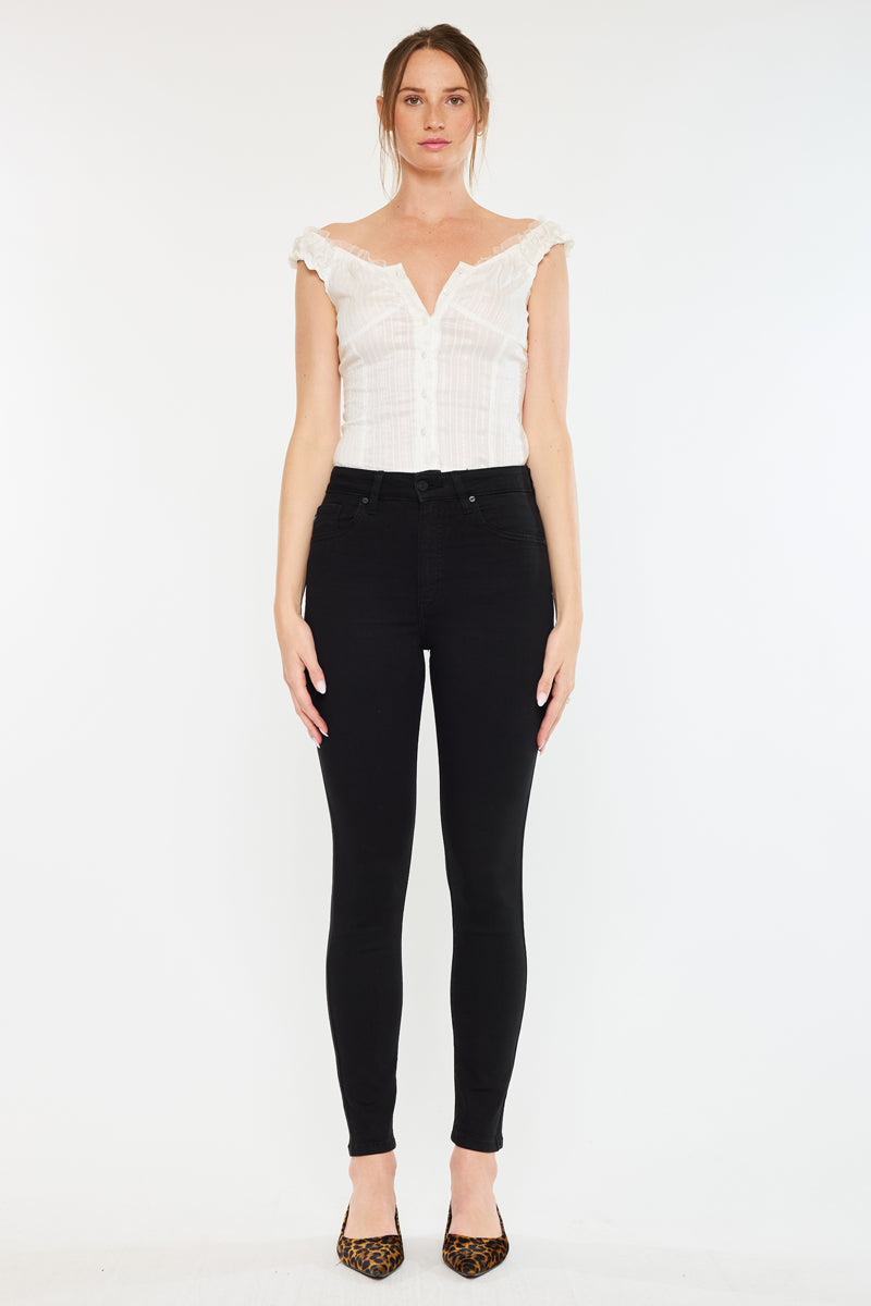 Women's High Rise Super Skinny Jeans - Aurelia