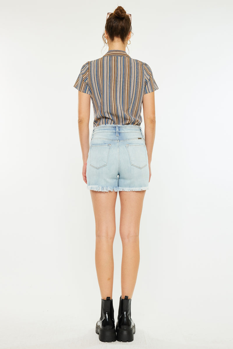 Women's High Rise Denim Shorts - Carolina