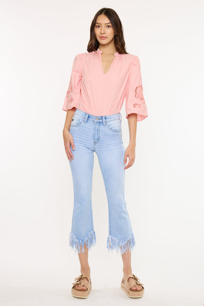 Women's High Rise Bootcut Jeans - Arla