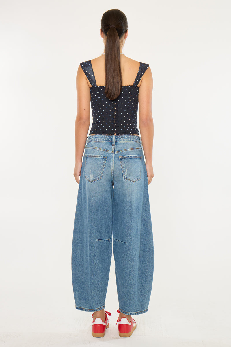 Women's High Rise Horseshoe Jeans - Addison