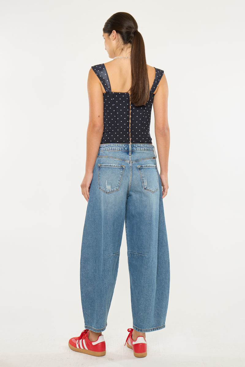 Women's High Rise Horseshoe Jeans - Addison