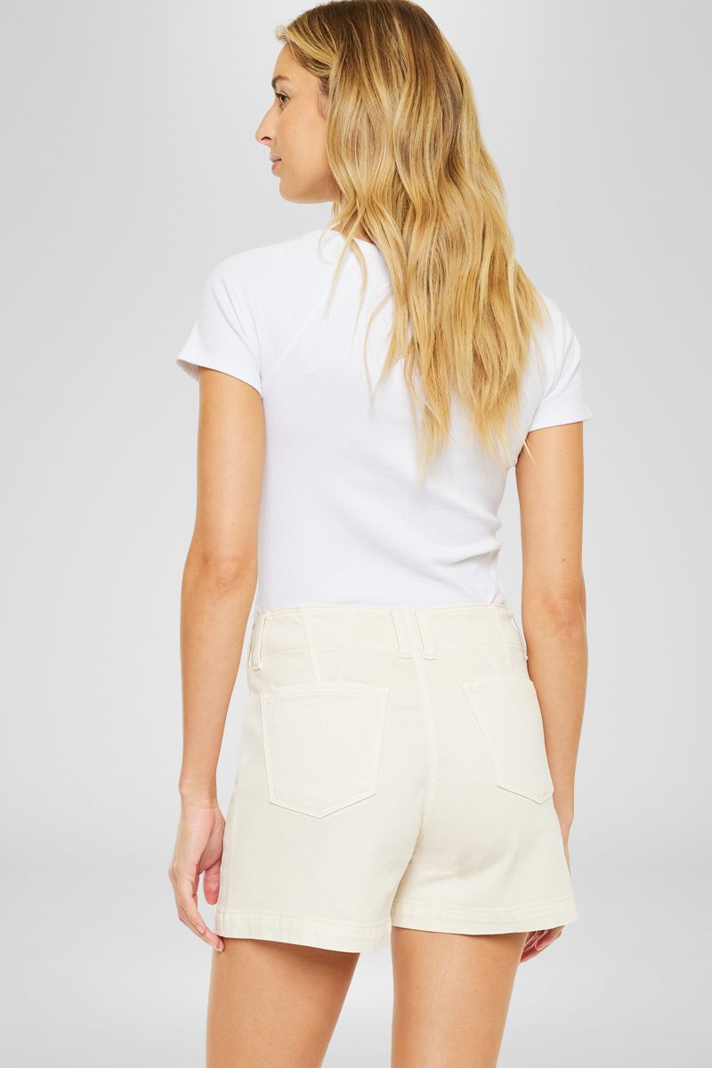 Women's High Rise Denim Shorts - Carmel