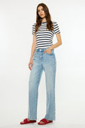 Women's Low Slung Baggy Jeans - Arabella