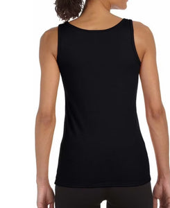 Black Cotton Tank Top