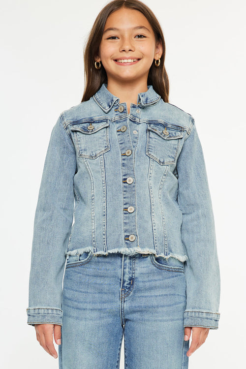 Girls' Denim Jacket - Abby