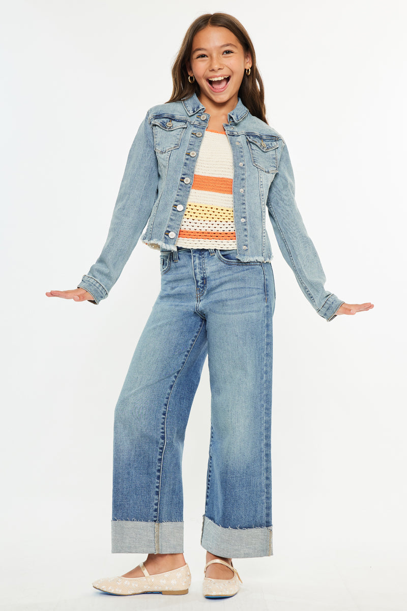 Girls' Denim Jacket - Abby