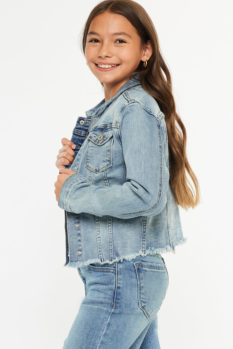 Girls' Denim Jacket - Abby