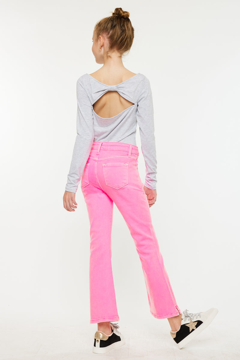 Girls' High Rise Kick Flare Jeans - Bristol