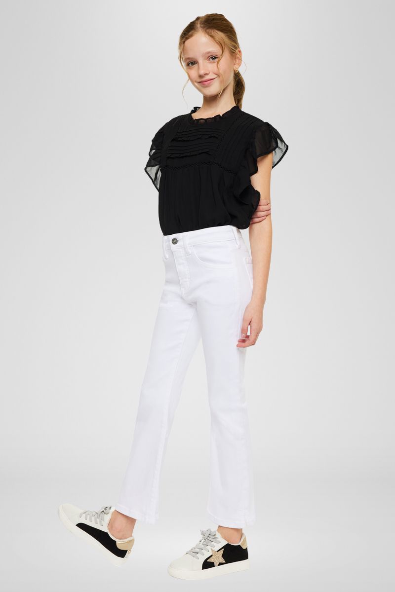 Girls' High Rise Kick Flare Jeans - Bristol
