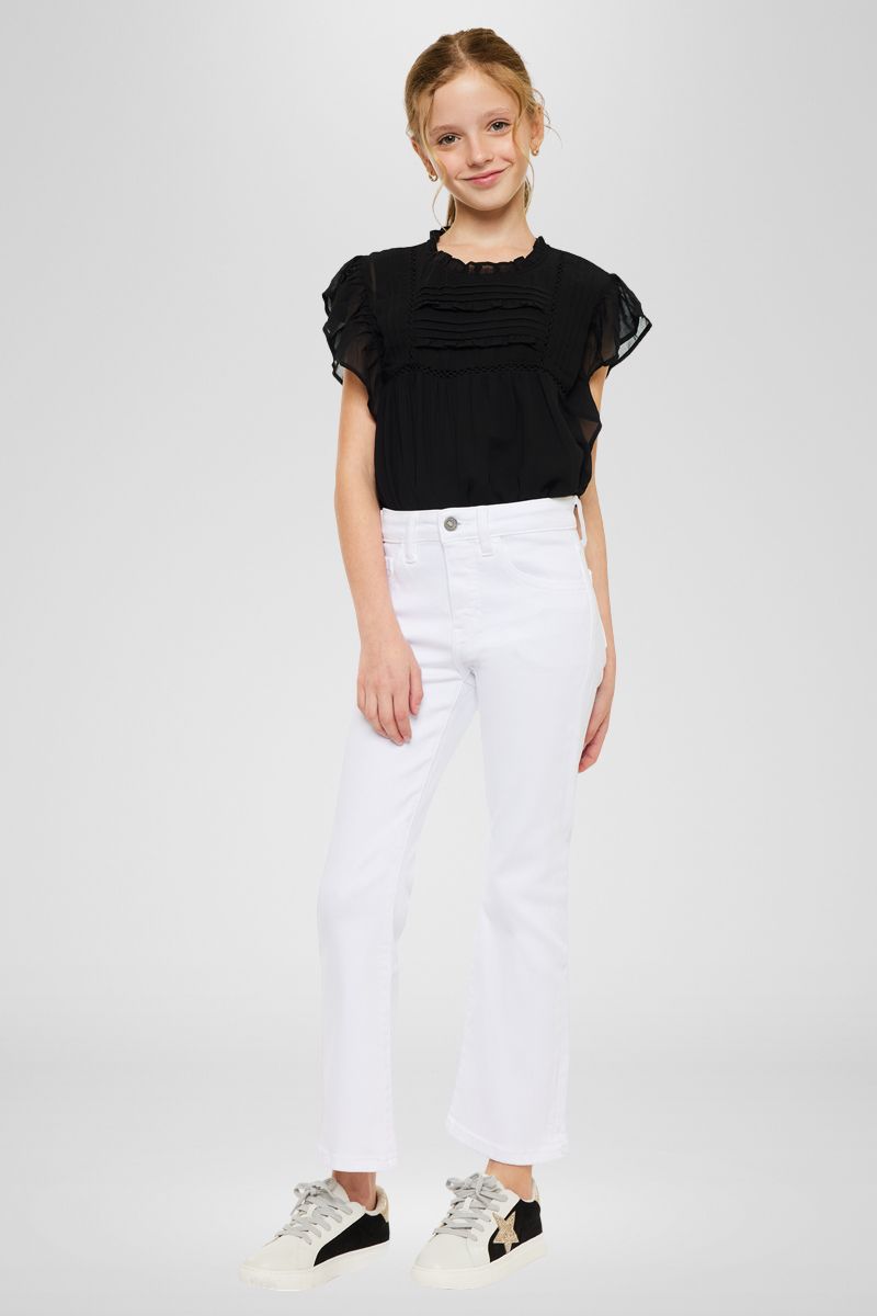 Girls' High Rise Kick Flare Jeans - Bristol