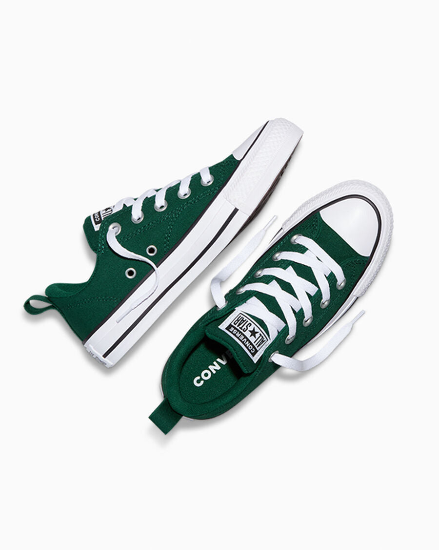 Kids' Canvas Low Top Sneaker - Creeping Forest/White/Black
