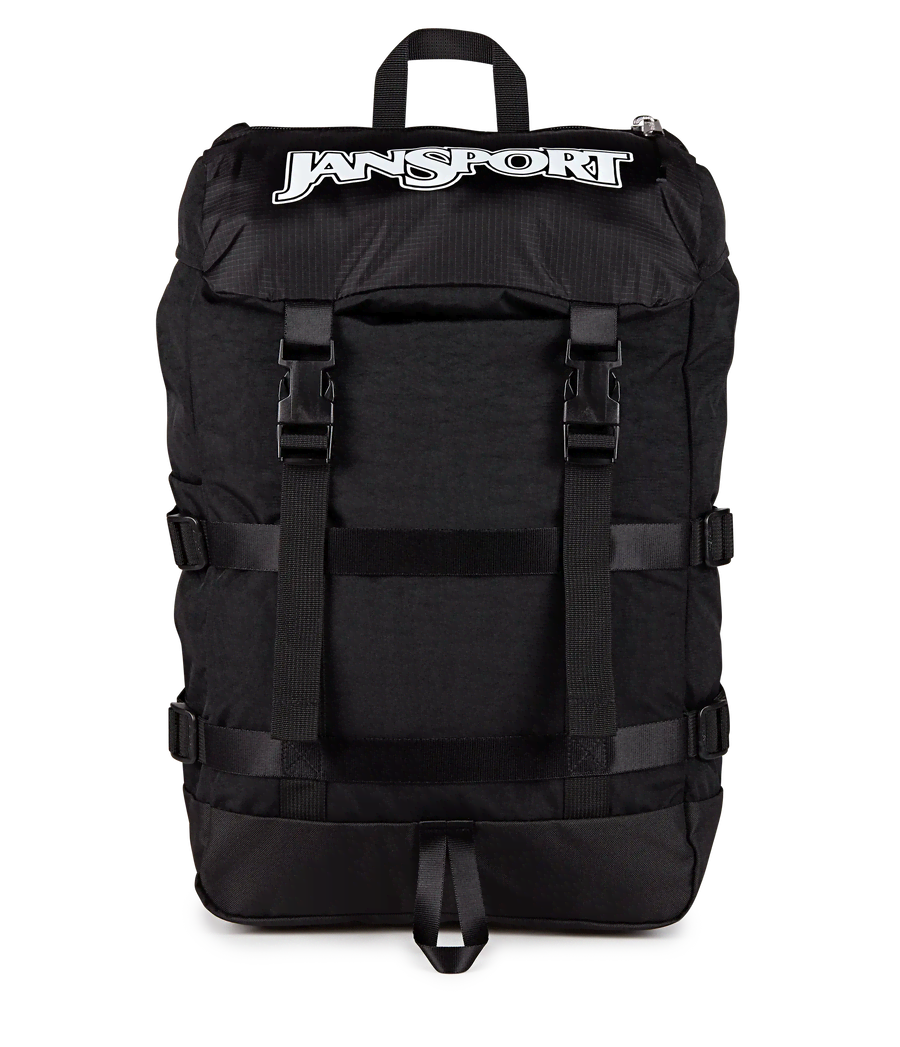 Recycled Polyester Laptop Backpack - Black