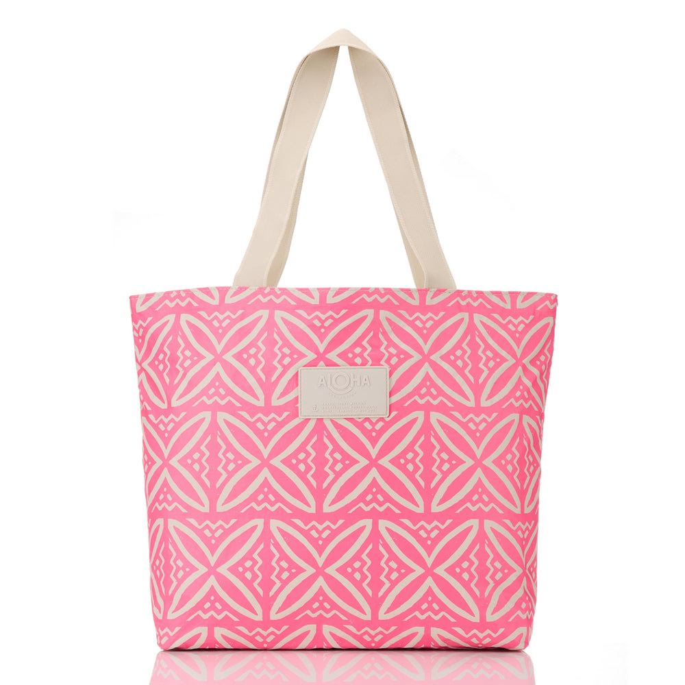 Large Splash-Resistant Tote - Abstract Print