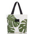 Expandable Splash-Resistant Tote - Leaf Print