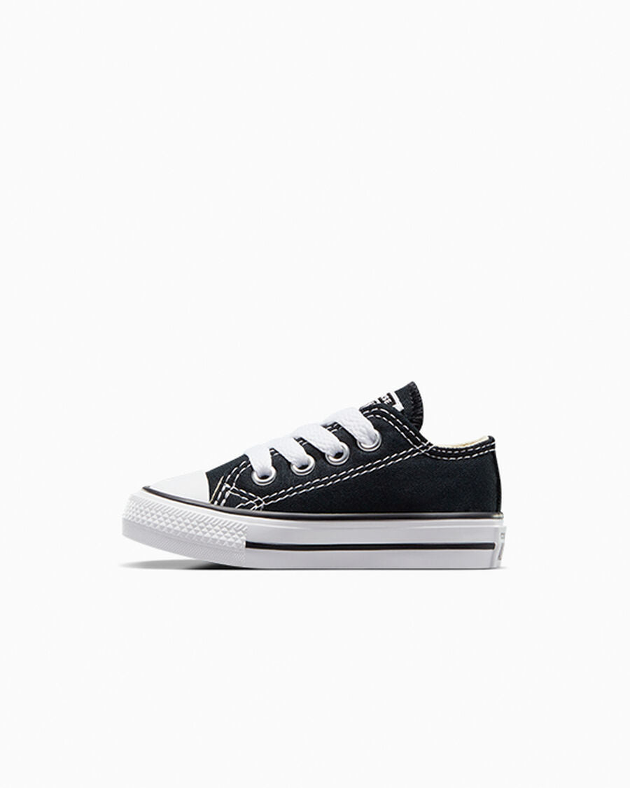 Canvas Low Top Sneaker - Black - Black