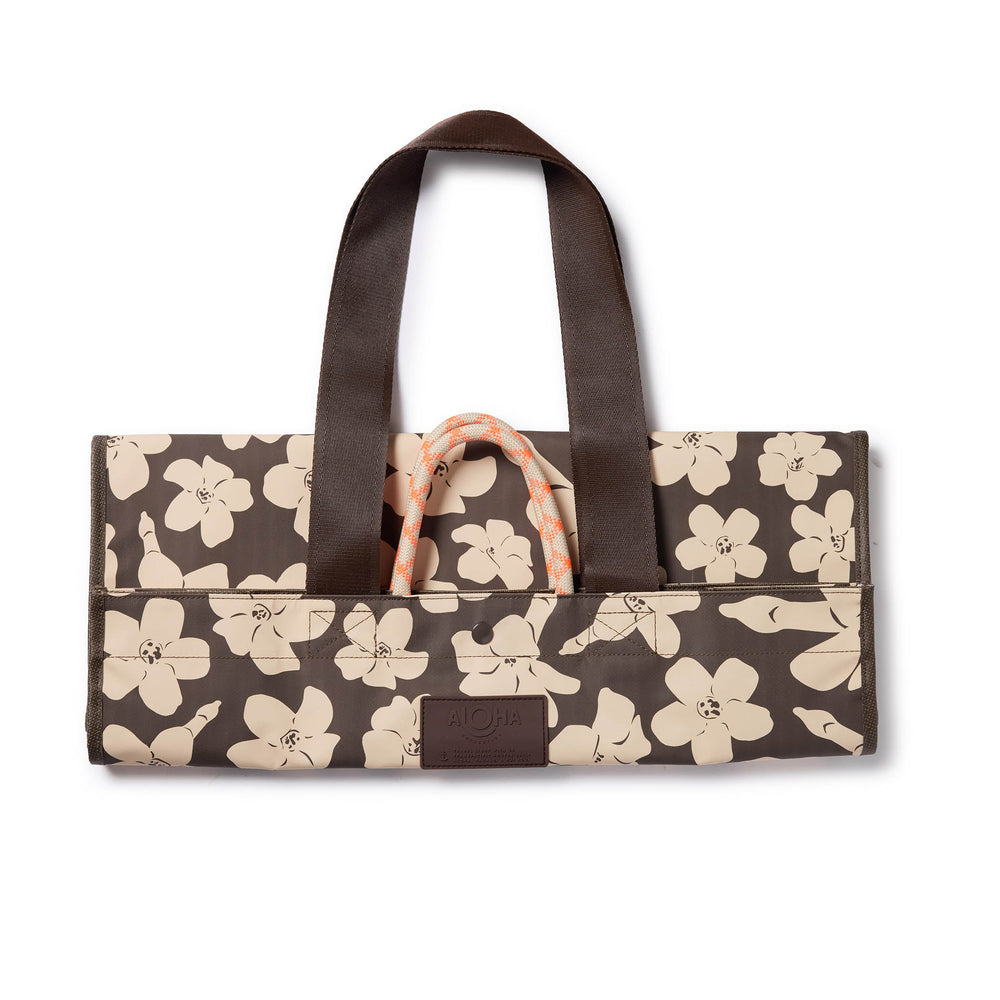 Waterproof PVC Carryall Tote - Floral