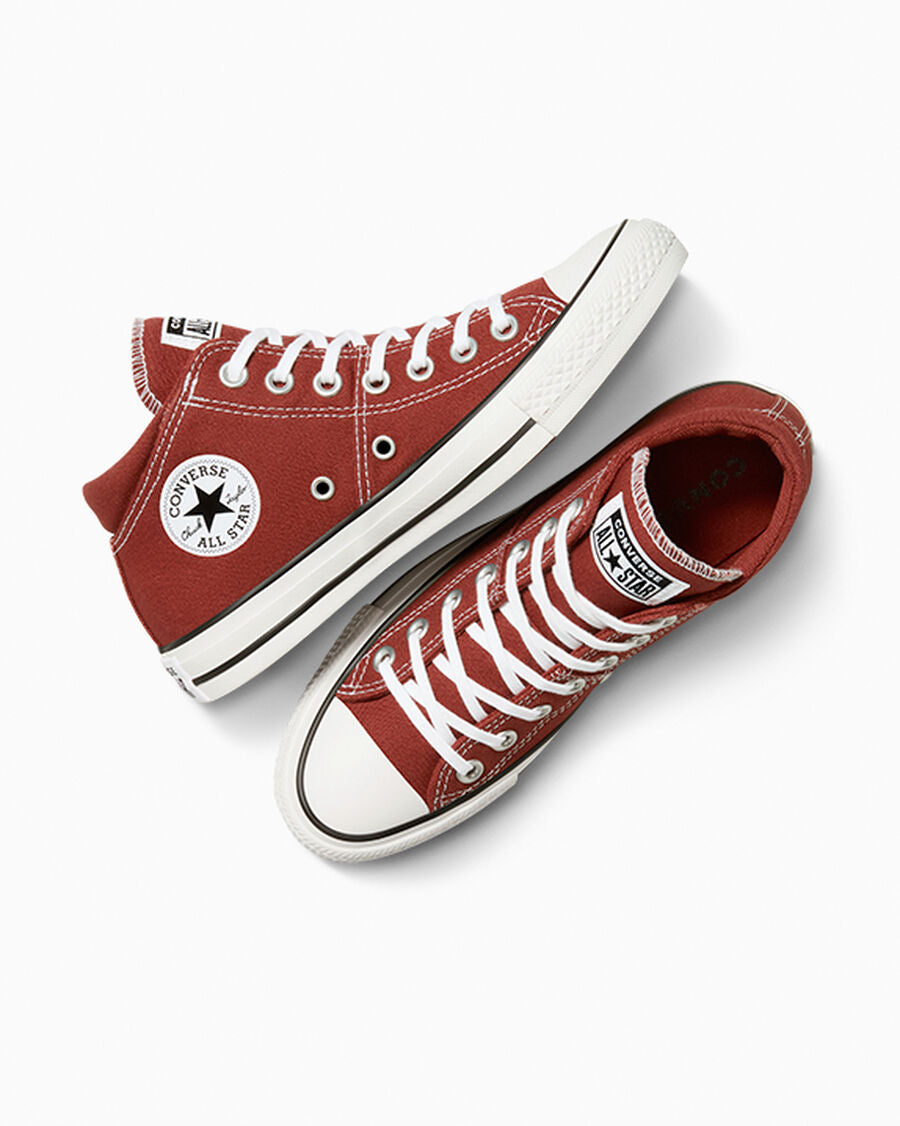 Women's Canvas Mid Top Sneaker - Rottin Apple Red/White/Black