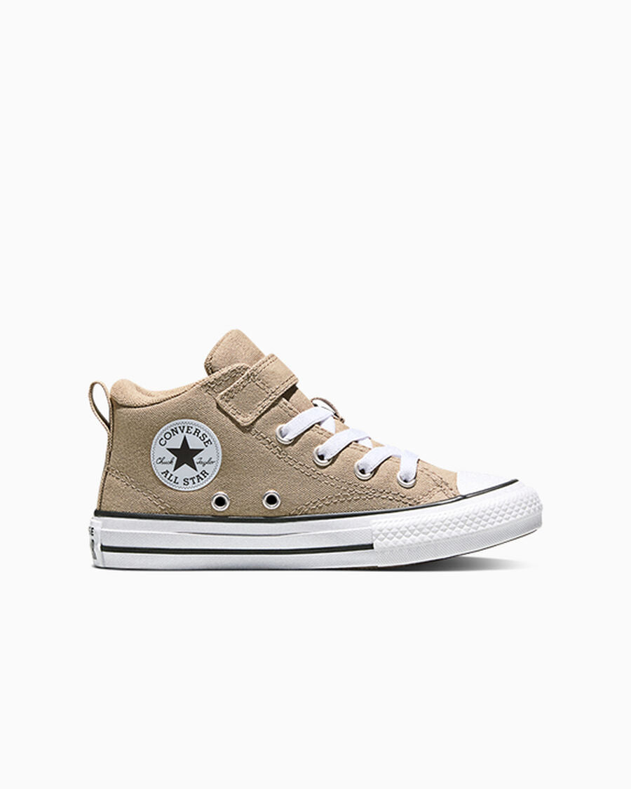 Canvas Easy-On Mid-Top Sneaker - Vintage Cargo/White/Black