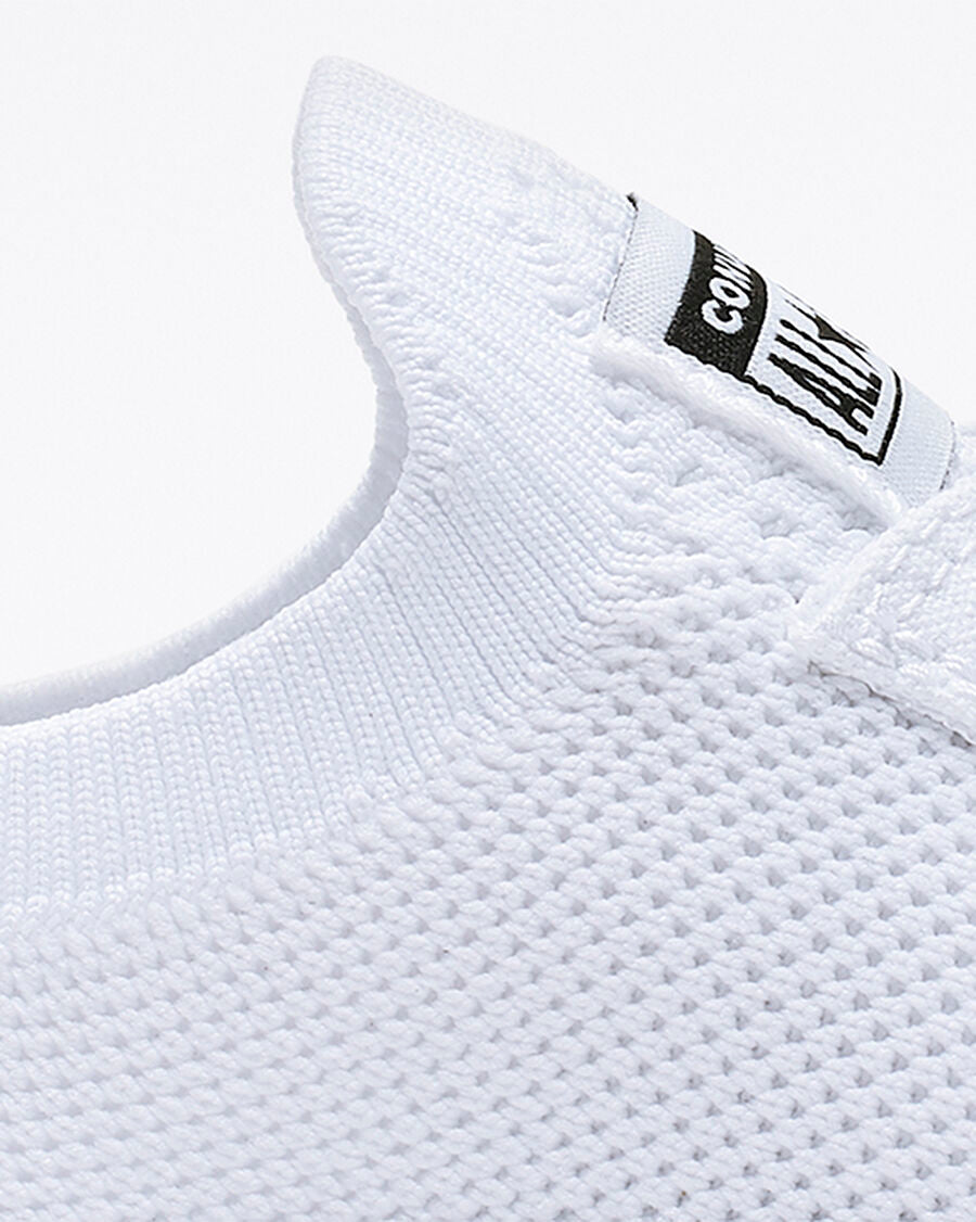 Women's Knit Slip-On Low-Top Sneaker - White/Black/White