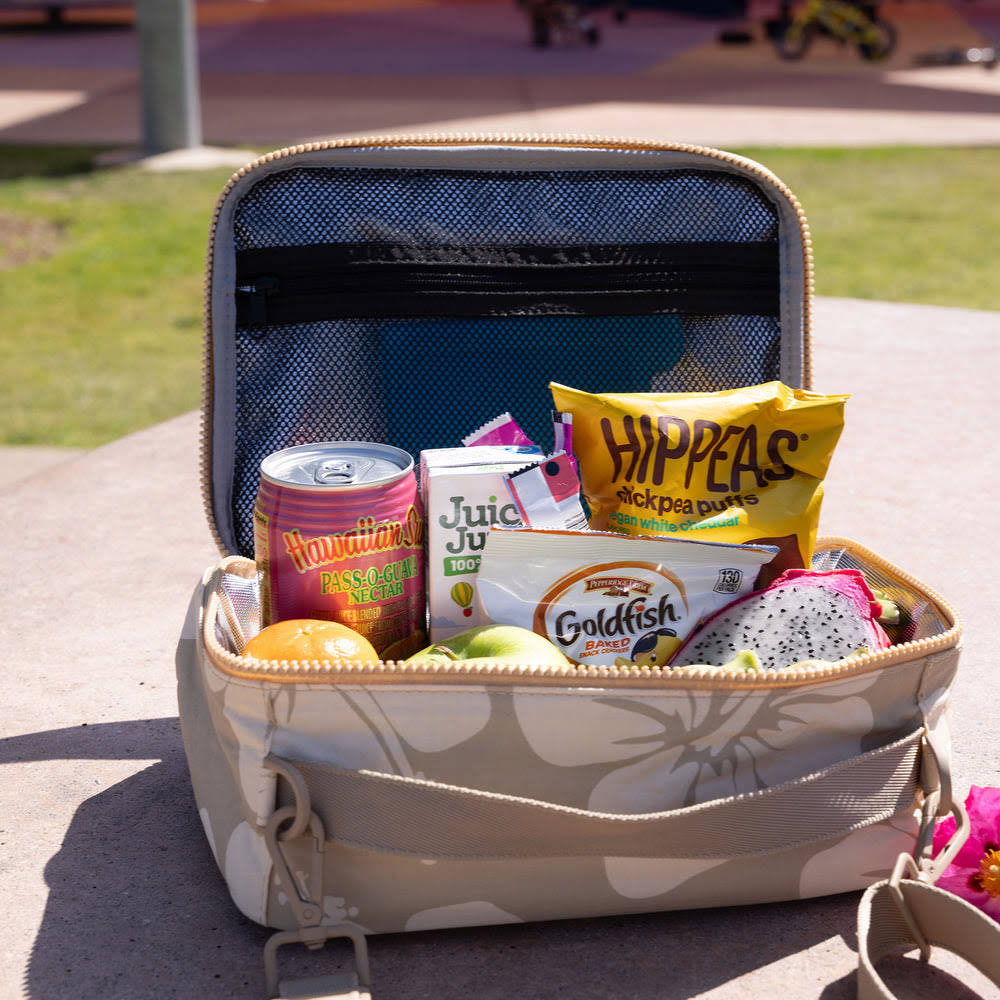 Insulated Ripstop Nylon Lunch Bag - Floral