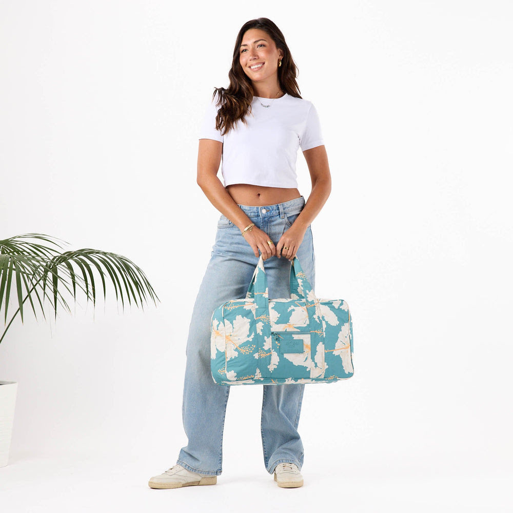 Ripstop Nylon Weekender Bag - Floral