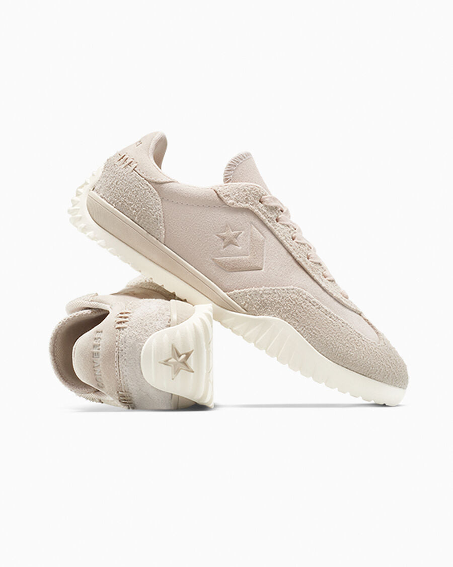 Suede Low Top Sneaker - Papyrus - Papyrus/Papyrus/Egret
