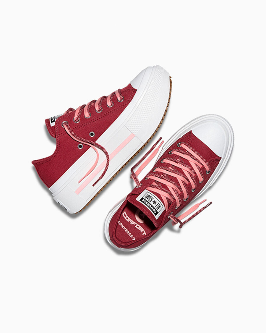 Canvas Platform Low Top Sneaker - Double Lace