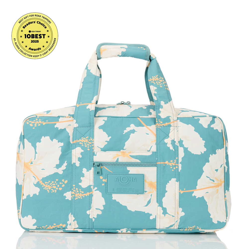 Ripstop Nylon Weekender Bag - Floral