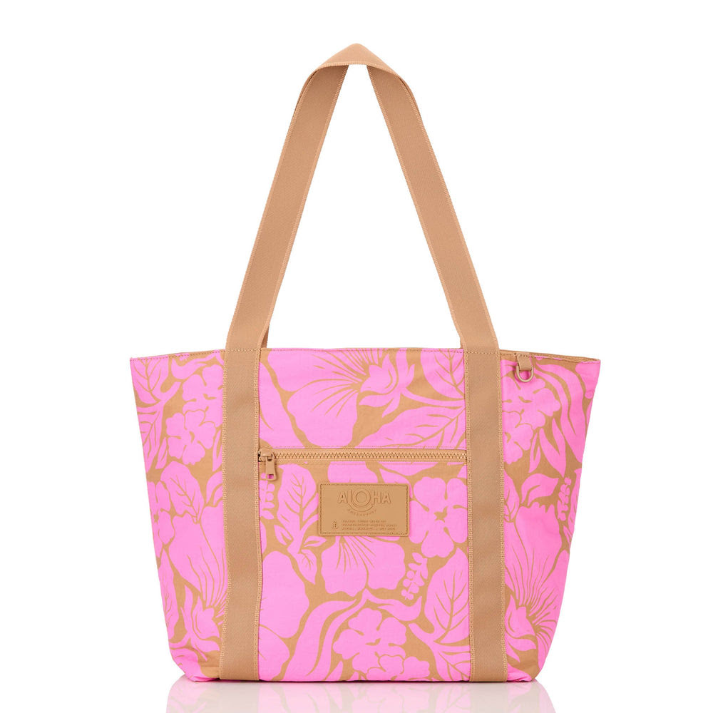 Ripstop Nylon Zip Tote - Patterned