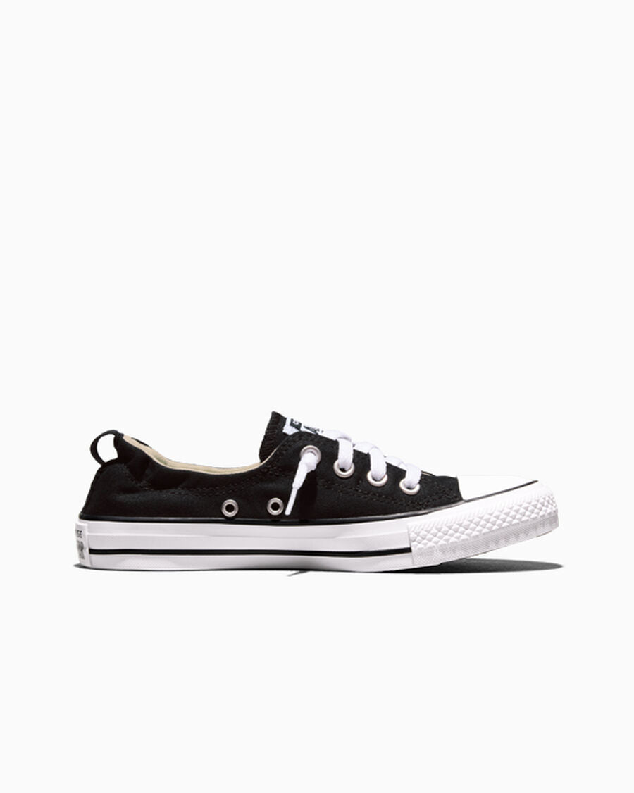 Canvas Slip-On Low Top Sneaker - Black - Black