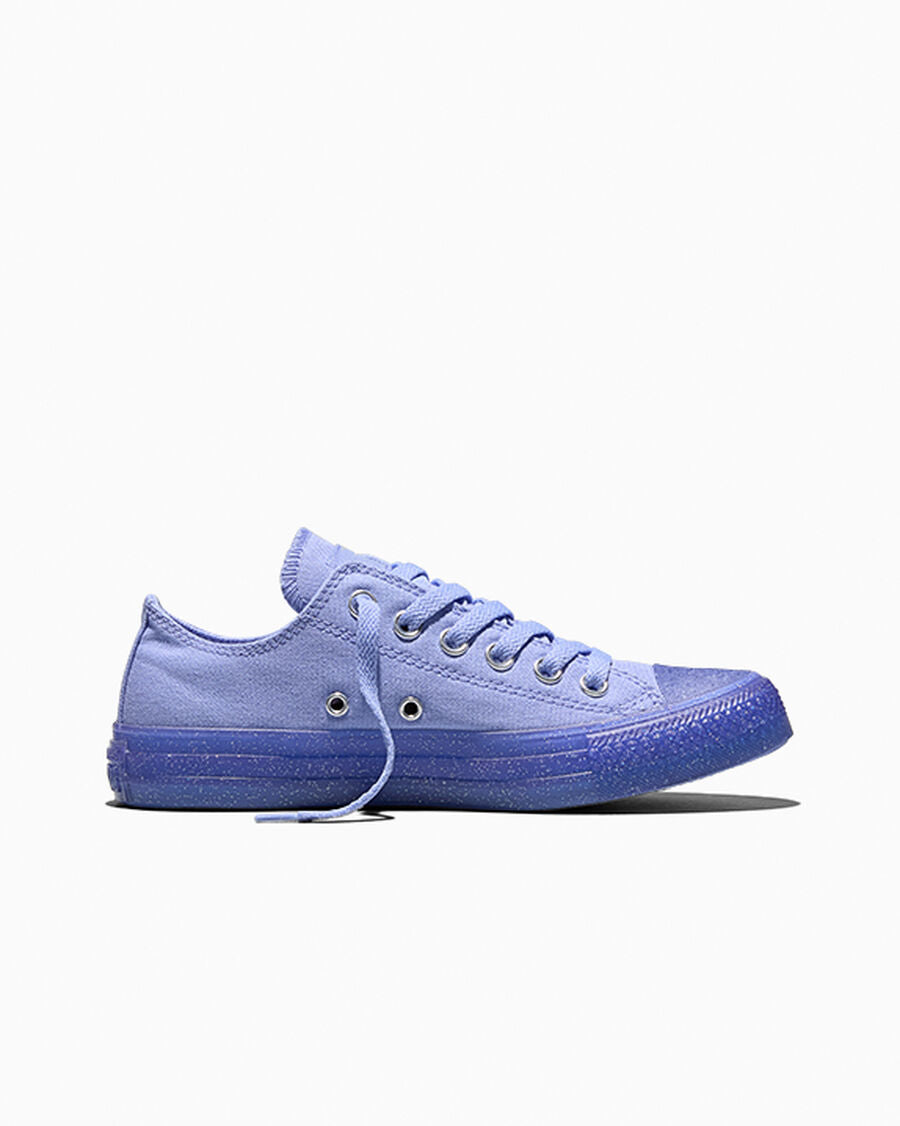 Glitter Clear Sole Canvas Low Top Sneaker