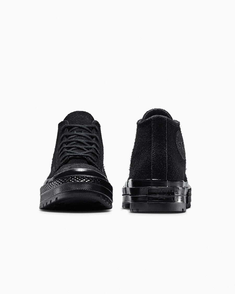 Unisex Suede Mid-Top Derby Shoe