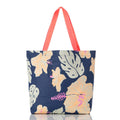 Reversible Nylon Tote - Tropical Print