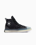 Canvas Utility High Top Shoe - Black - Black/White/Black