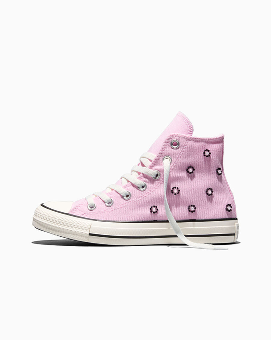 Women's Beaded Floral High Top Sneaker
