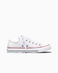 Leather Low Top Sneaker - Black - White