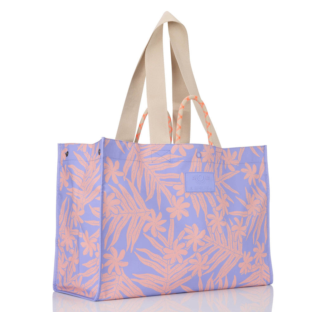 Waterproof PVC Tote - Fern