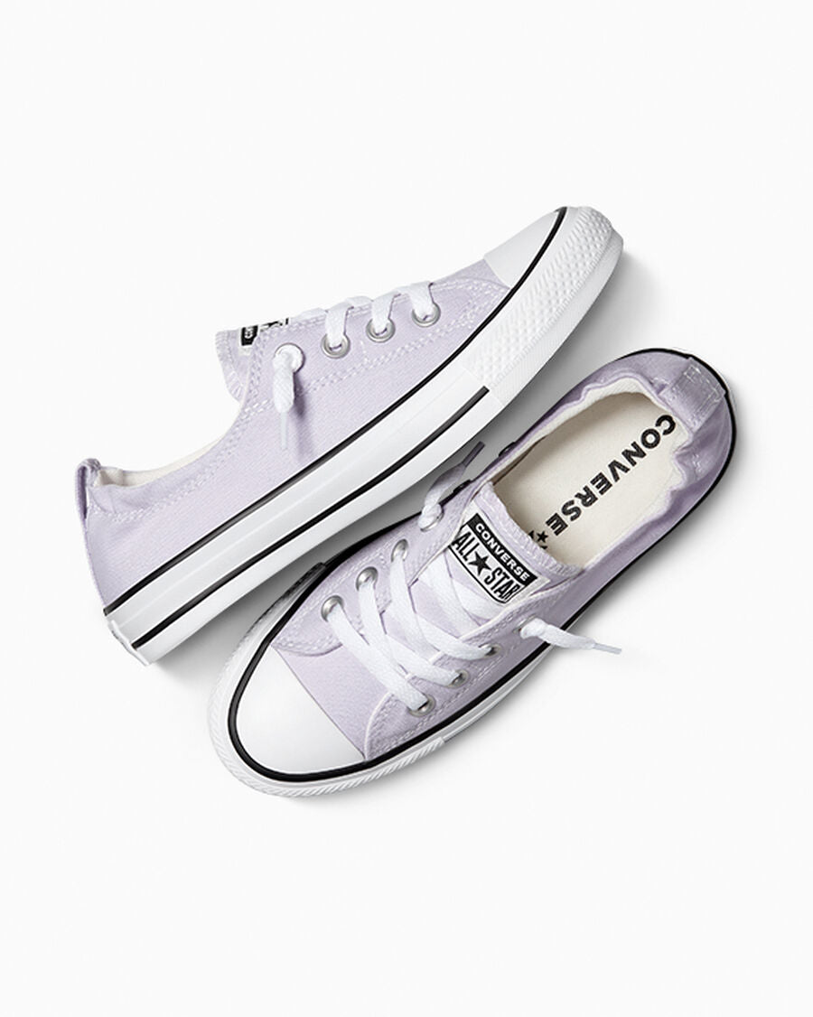 Canvas Slip-On Low Top Sneaker - Black - Pale Amethyst/White/Black