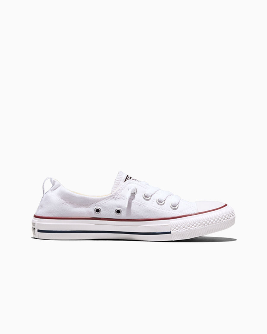 Canvas Slip-On Low Top Sneaker - Black - White