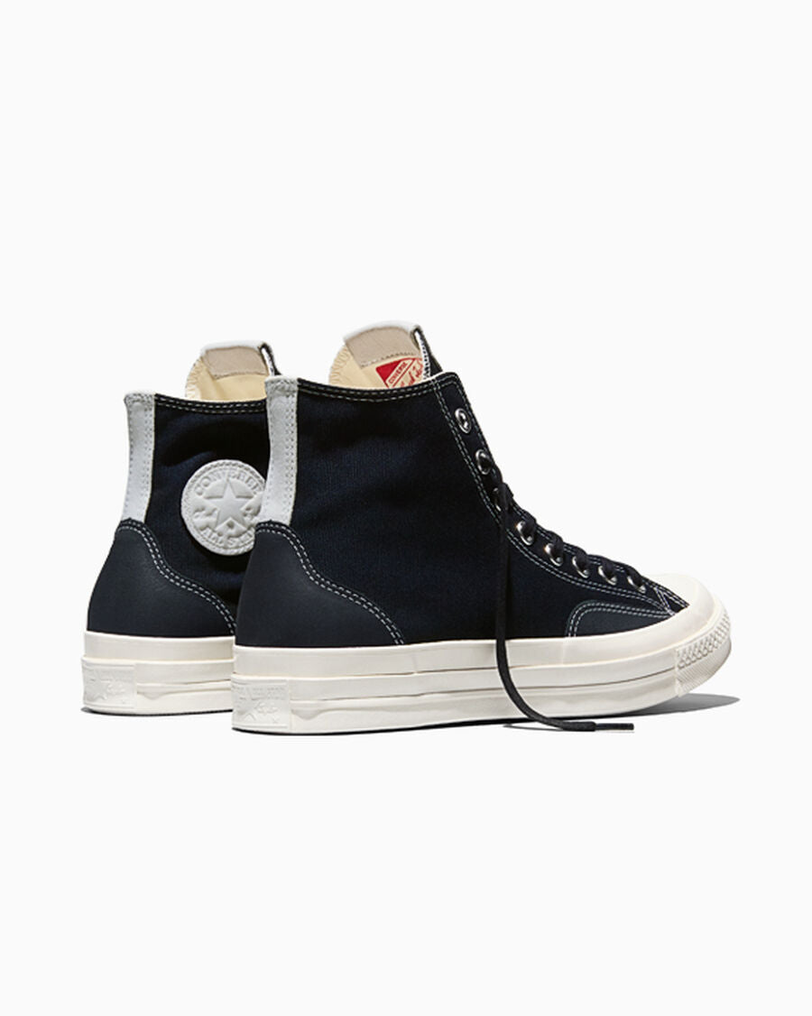 Canvas And Suede High-Top Sneaker - Total Eclipse Black/Egret/Light Grey