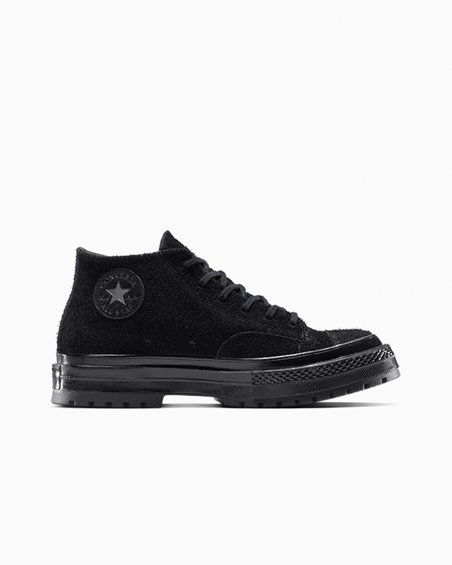 Unisex Suede Mid-Top Derby Shoe