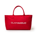 Cotton Canvas Zip Tote - Red